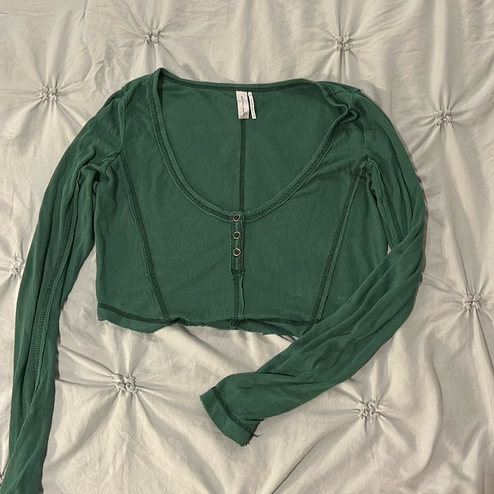 Soft comfy cropped longsleeve